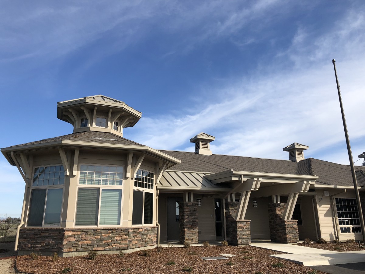 Helitack Facility with solar relective shingles